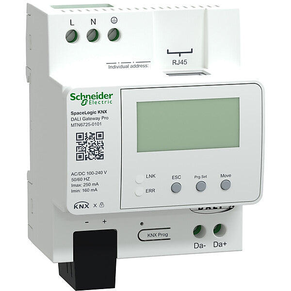 Schneider Electric SpaceLogicKNX DALI Gateway Pro 1ch DALI 2.0 MTN6725-0101